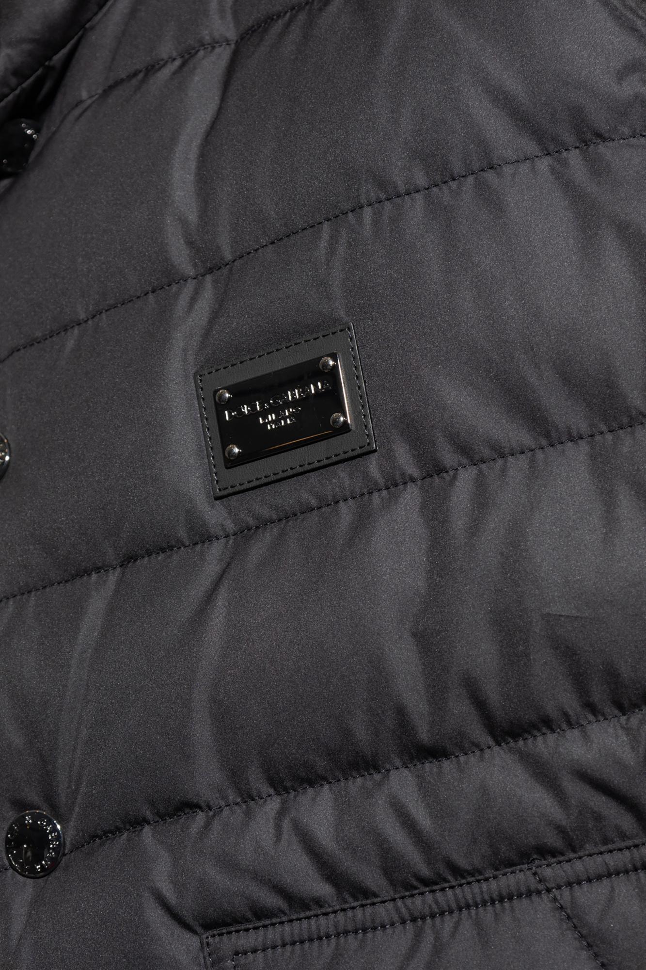 Dolce & Gabbana Quilted vest with logo Men's Clothing Vitkac